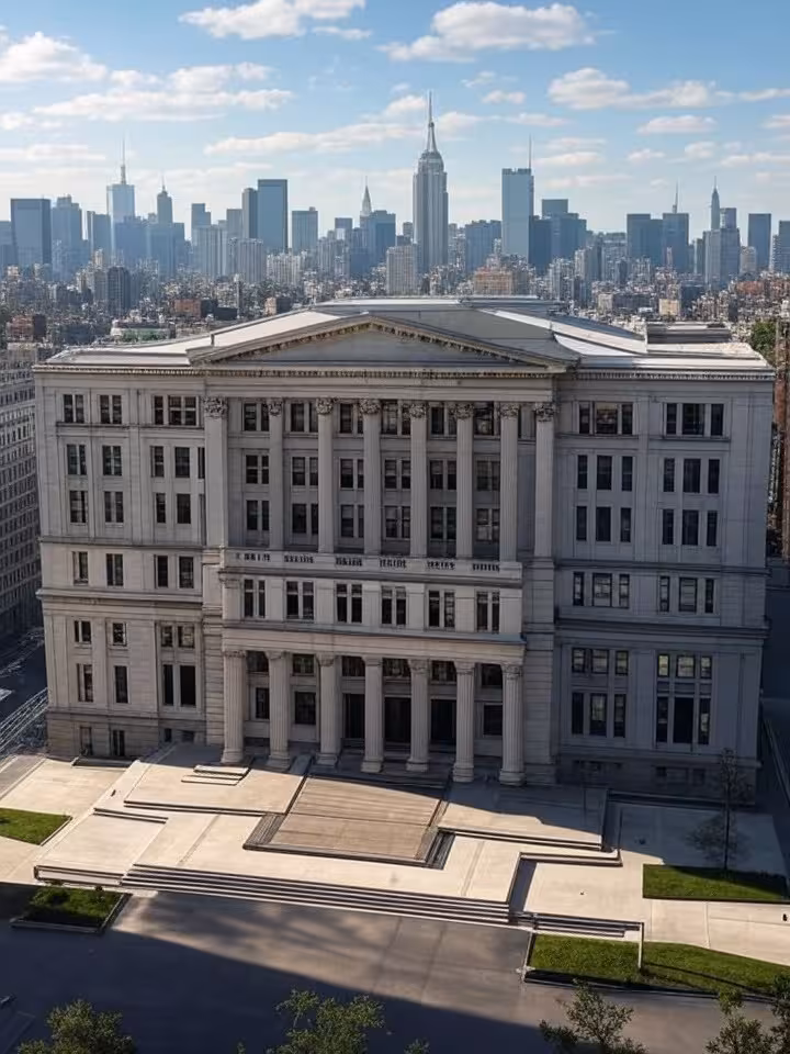 Historic photograph of the Council on Foreign Relations headquarters building in New York City, gran