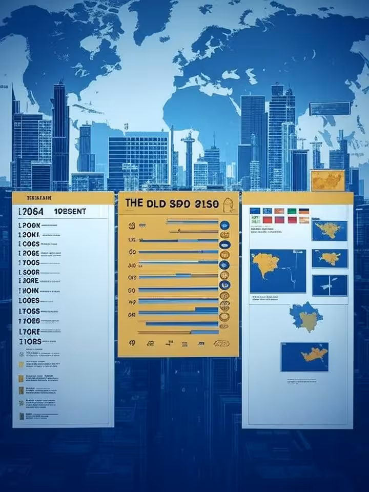 Professional infographic visualization comparing Bilderberg and WEF structures: timeline from 1954 t