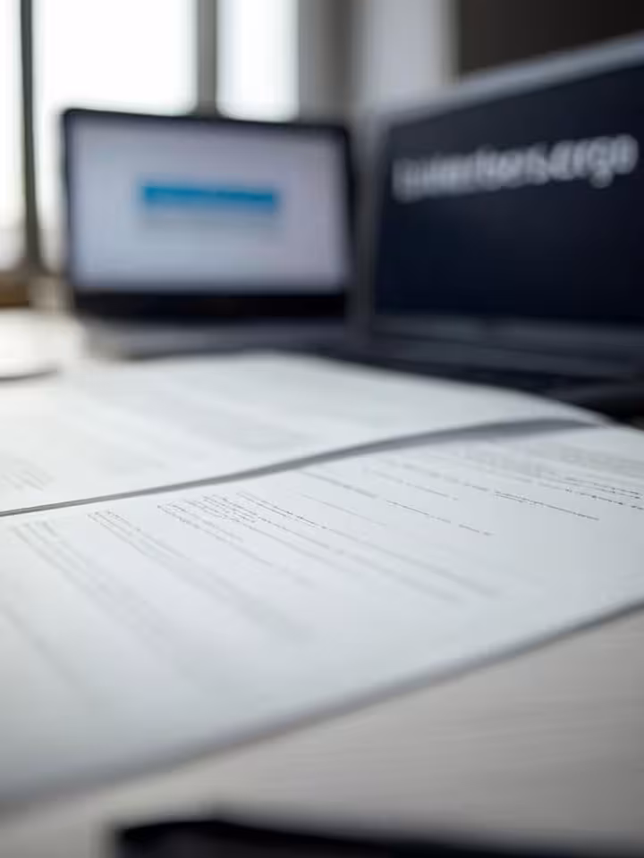 Close-up of an official document with bilderbergmeetings.org website visible on a laptop screen, sha